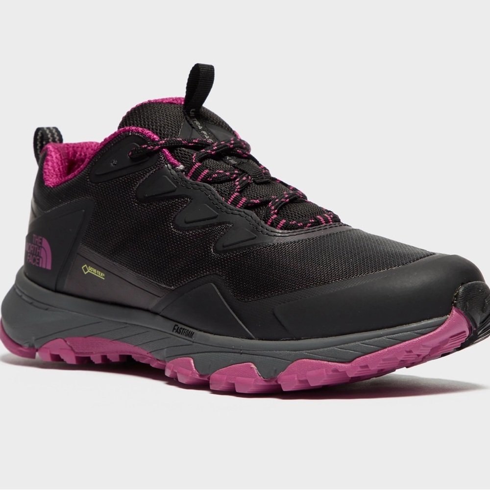 The North Face Women's Black and Purple Athletic Shoes